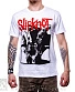 футболка slipknot (козел, белая)