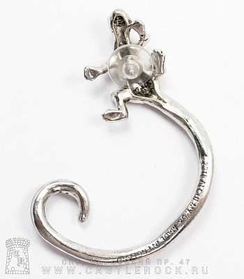серьга кафф alchemy gothic (алхимия готик) e419 fire lizard