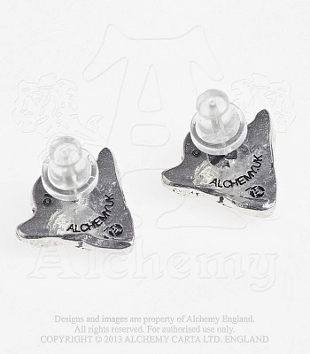 серьги alchemy gothic (алхимия готик) e386 evil clown