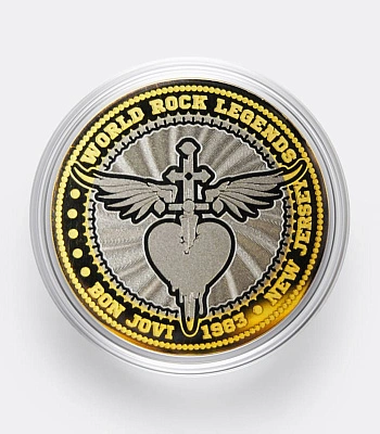монета сувенирная малая bon jovi