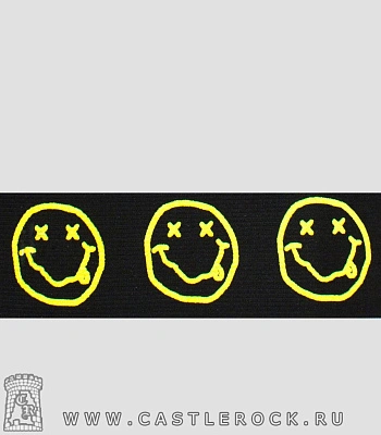 напульсник на резинке nirvana (смайл)