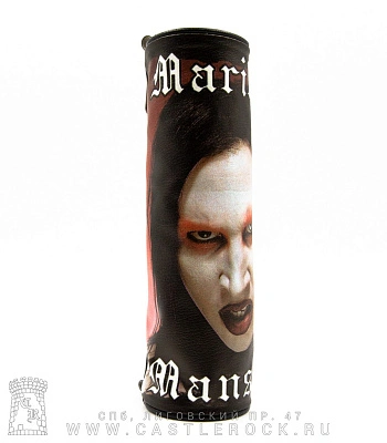 пенал marilyn manson (красный фон)