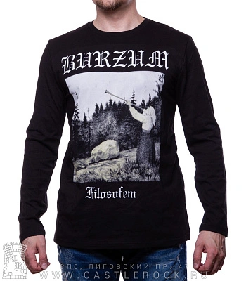 футболка burzum "filosofem" (сепия) д/р