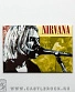 магнит прямоугольный nirvana kurt cobain (с микрофоном)