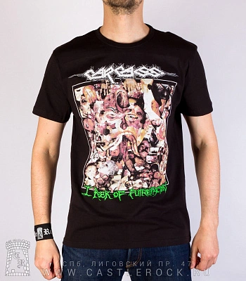 футболка carcass "i reek of putrefaction"