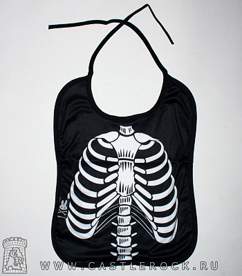 слюнявчик детский six bunnies скелетик