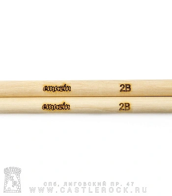 барабанные палочки emuzin 2b деревянные наконечники