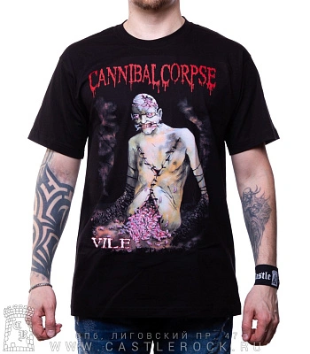 футболка cannibal corpse "vile" (принт большой)