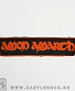 нашивка amon amarth (лого красное)