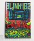 магнит прямоугольный blink-182 "tour poster"