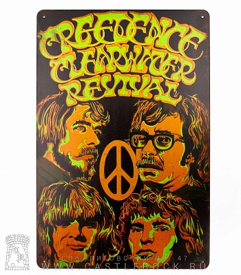 табличка creedence clearwater revival