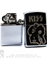 зажигалка с гравировкой kiss (лица)