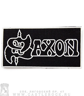 нашивка saxon (лого белое)