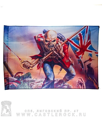 флаг iron maiden "the trooper"
