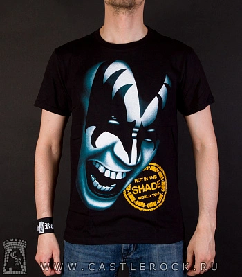 футболка kiss gene simmons "hot in the shade"