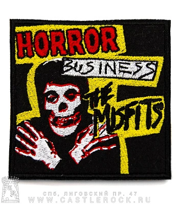 нашивка misfits "horror business" (вышивка)