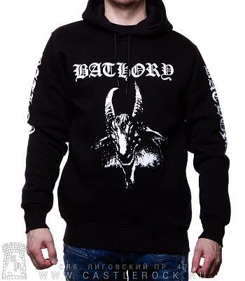 балахон bathory (козел ч/б)