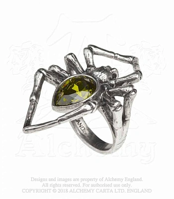 кольцо alchemy gothic (алхимия готик) r222 emerald venom