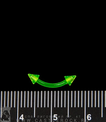 Микробанан Биофлекс с Акриловыми Шипами (зеленый) 1,2 х 8 х 3/3