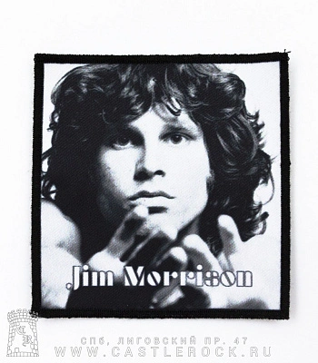 нашивка doors jim morrison (ч/б)