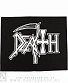 нашивка на спину death (лого белое)
