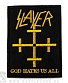 нашивка slayer "god hates us all" (вышивка)