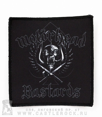 нашивка motorhead "bastards"