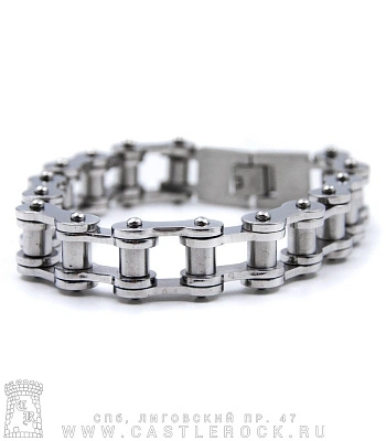 браслет стальной цепь мотоциклетная (16 мм)