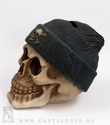 копилка череп в шапке