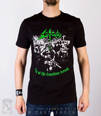 футболка sodom "out of the frontline trench"