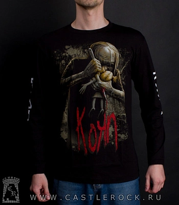 футболка korn (ведьма с куклой) д/р