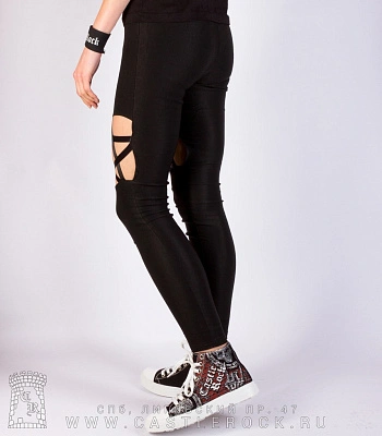 брюки женские с пентаграммой