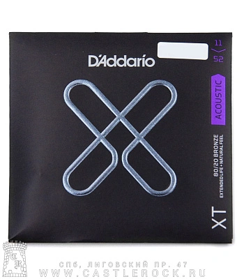 струны d'addario бронзовые для акустической гитары xtabr1152