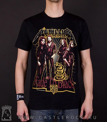 футболка metallica "fade to black" nts