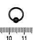 Кольцо BCR Сталь Черное 1,2 х 8 х 4