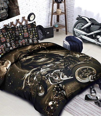 комплект постельного белья мотоцикл и смерть
