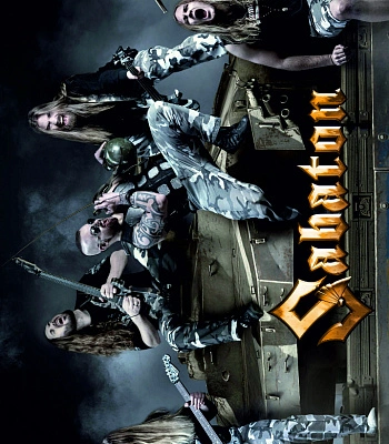 постер тканевый sabaton (группа)