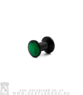 Плаг Акрил со Сменным Бортом 4 мм (с внутренней резьбой)