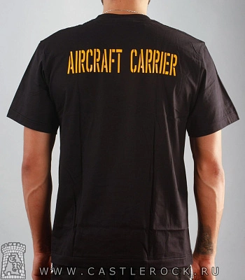 футболка army корабль авианосец "aircraft carrier"
