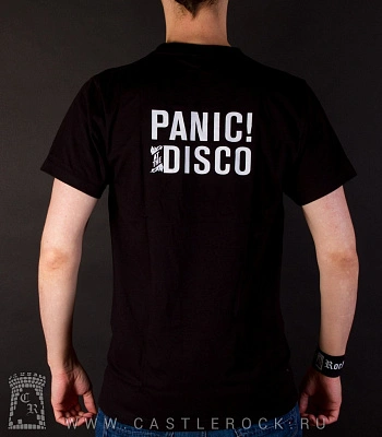 футболка panic! at the disco "too weird to live, too rare to die!" 
