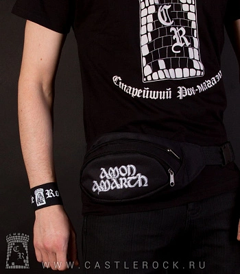 сумка на пояс с вышивкой amon amarth