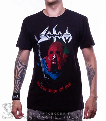 футболка sodom "in the sign of evil"