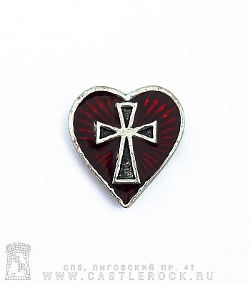 серьга alchemy gothic (алхимия готик) e262 sacred heart