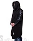 мантия с рукавами к/з (черная)