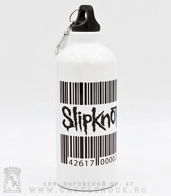 фляга с карабином slipknot "people=shit" 600 мл