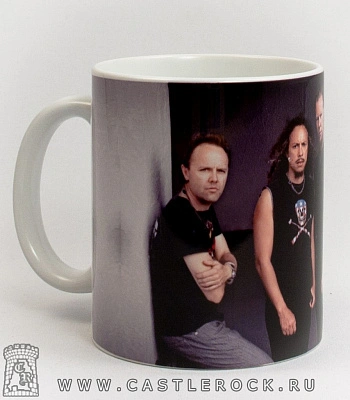 кружка metallica (группа в черном)
