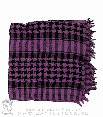 арафатка черно-сиреневая