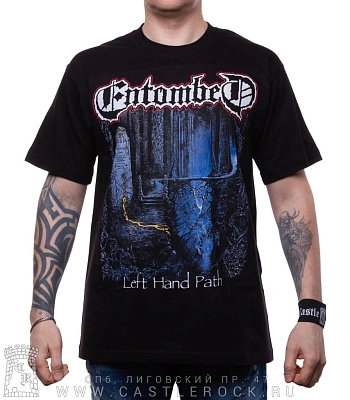 футболка entombed "left hand path"