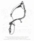 серьга кафф alchemy gothic (алхимия готик) e296 the harvester