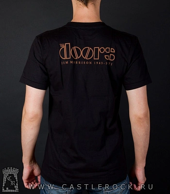 футболка doors jim morrison 1943-1971 (портрет)